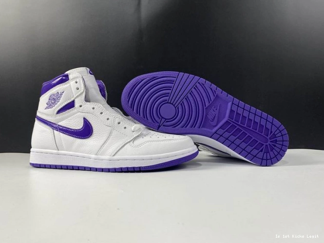 JORDAN CD0461-151 COURT HIGH 1 RETRO PURPLE AIR 0805